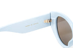 Gucci Women's Sunglasses Oversized Cat Eye Blue