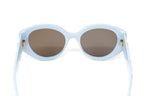 Gucci Women's Sunglasses Oversized Cat Eye Blue