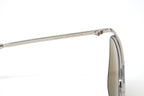Gucci Men's Sunglasses Classic Square Silver Brown