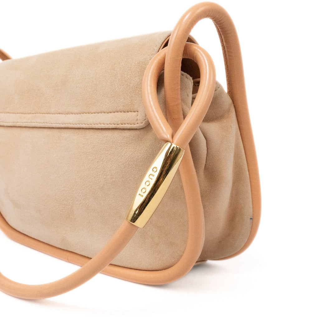 Gucci Suede Shoulder Bag