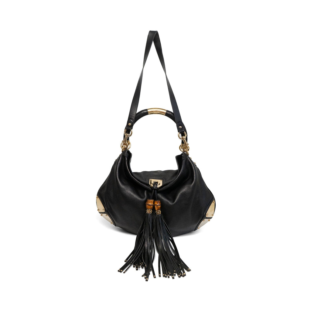 Gucci 'Indy Hobo' Leather Handbag