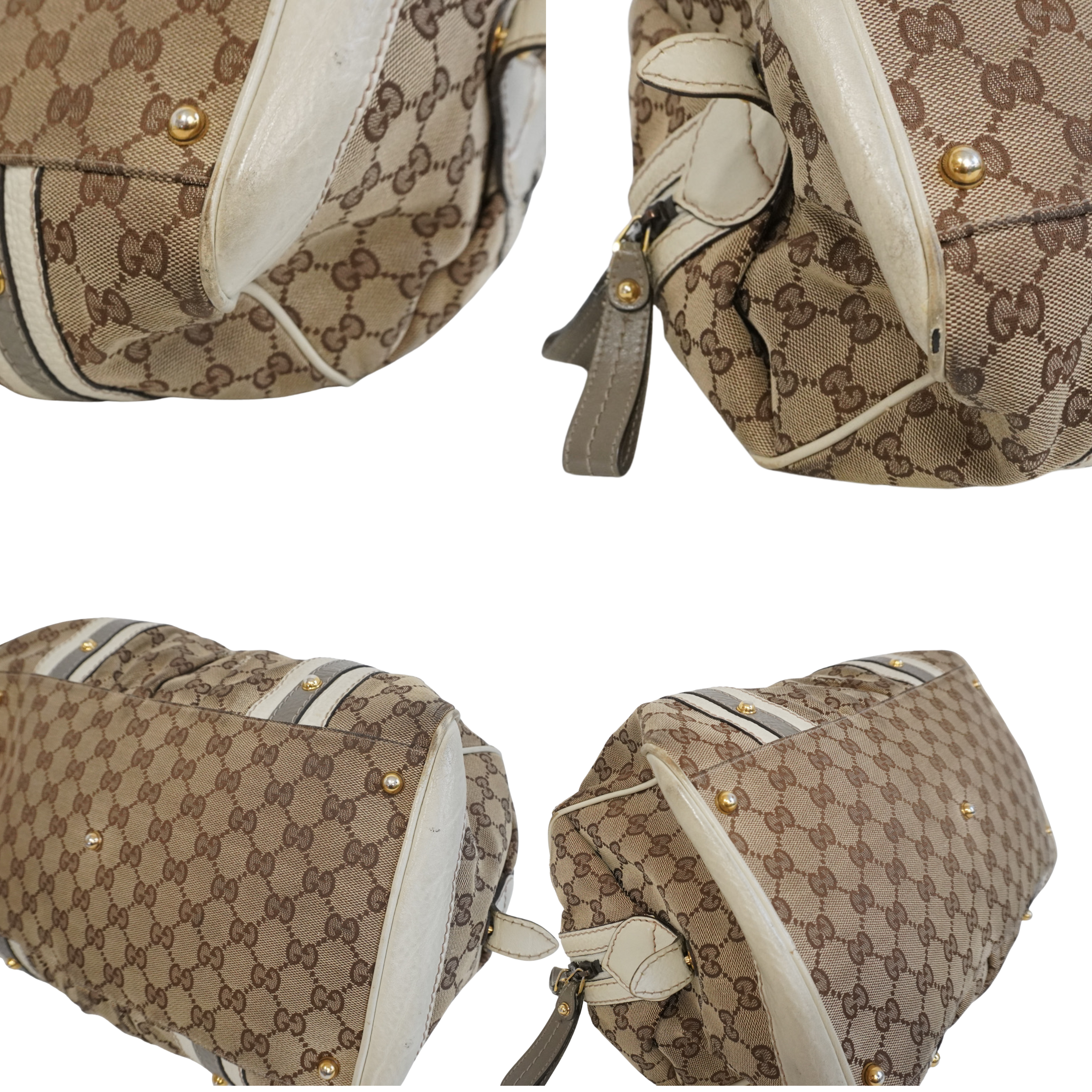 Gucci Monogram 'Boston' Bag