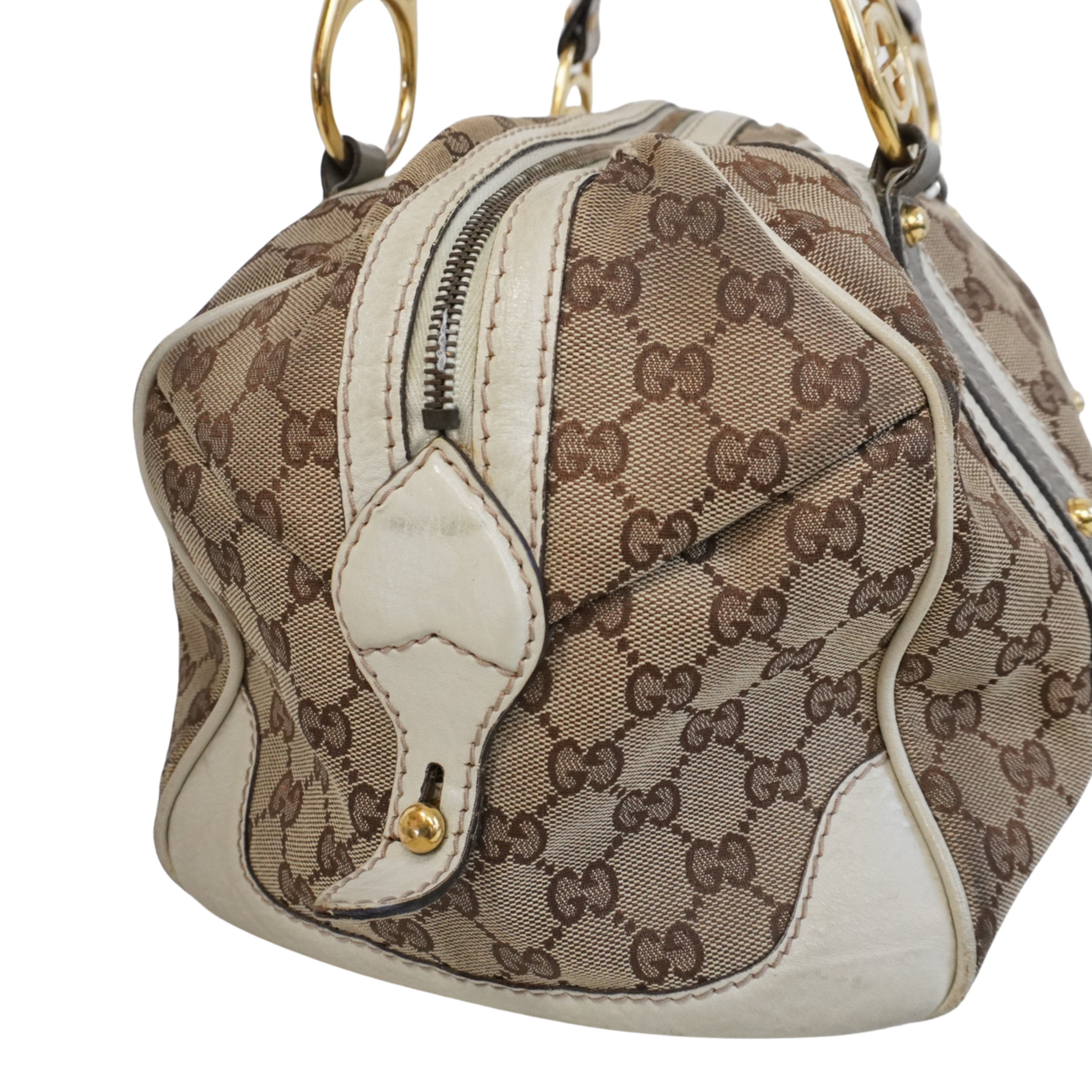Gucci Monogram 'Boston' Bag