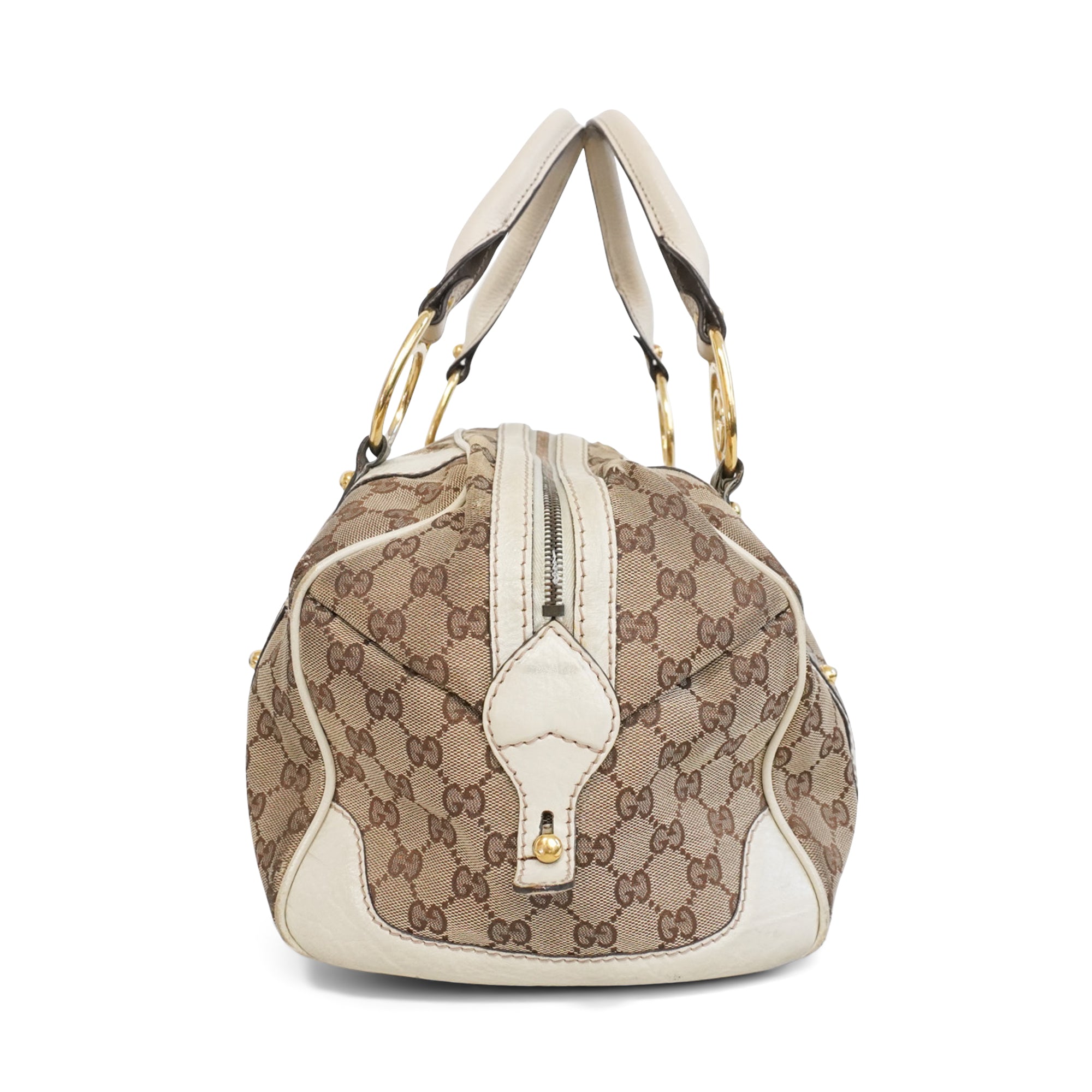 Gucci Monogram 'Boston' Bag