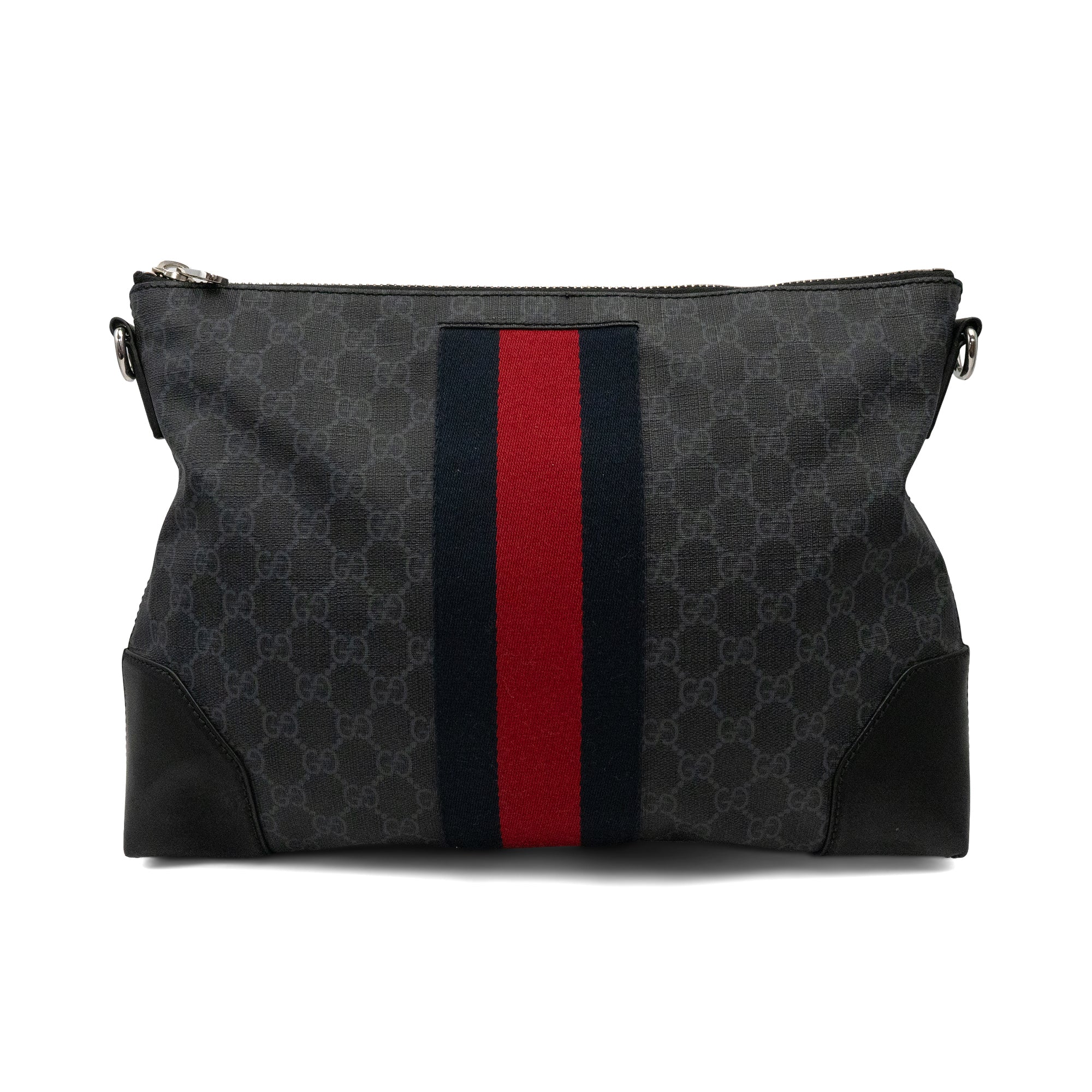 Gucci 'GG Black Supreme Canvas' Messenger Bag