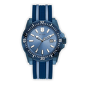 Guess Crew Men's Watch Blue PVD