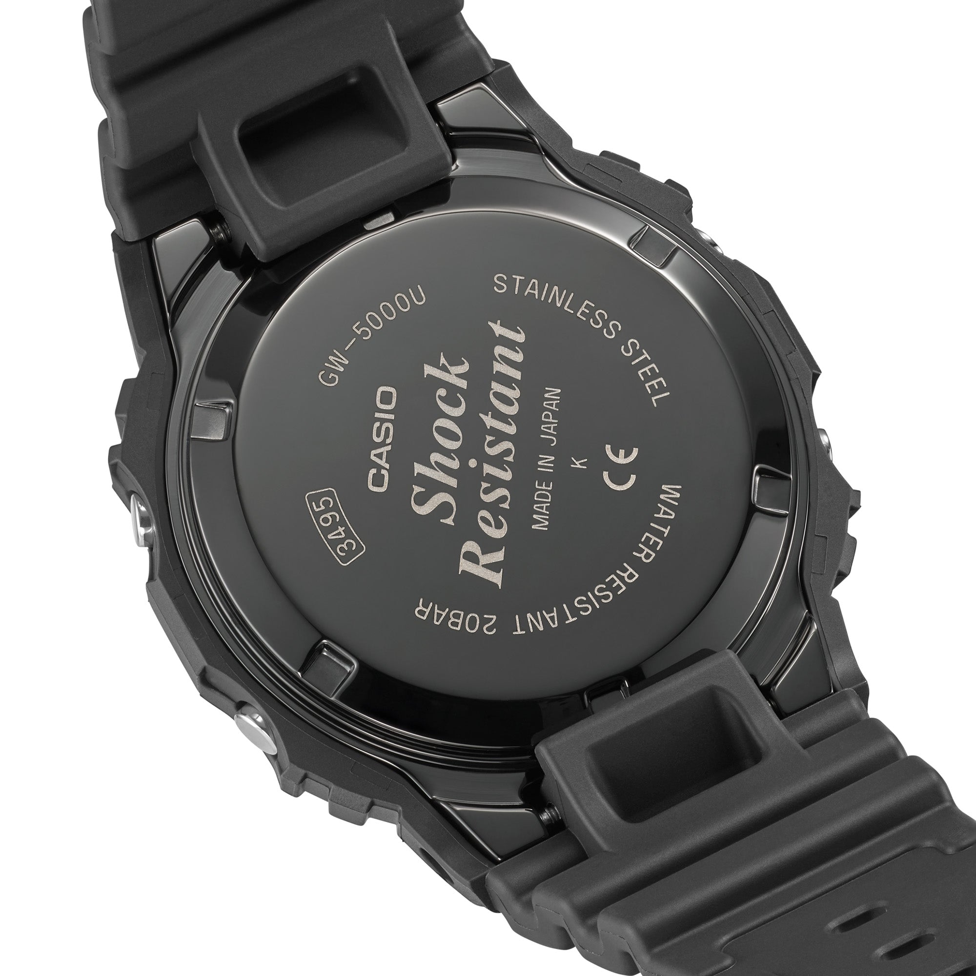 GW-5000U-1 Solar Icon Stainless Steel / Resin Black