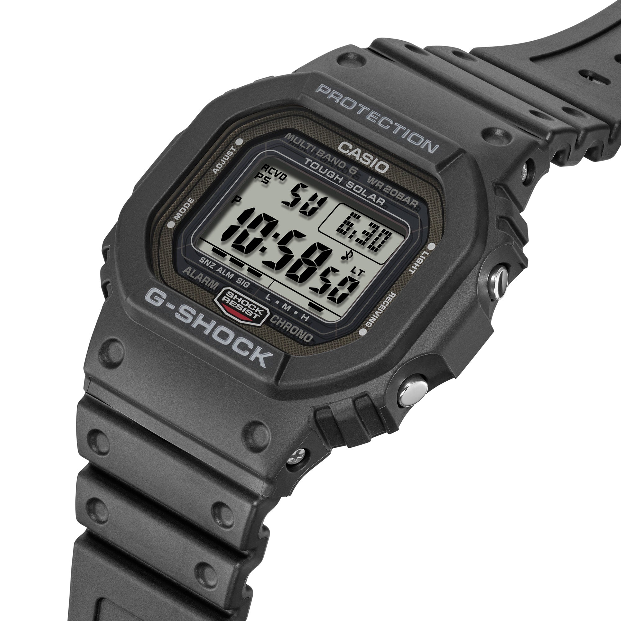 GW-5000U-1 Solar Icon Stainless Steel / Resin Black