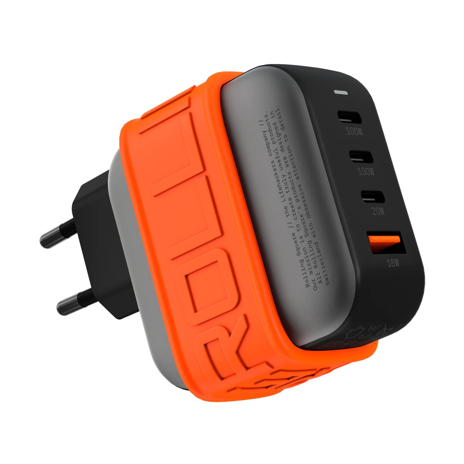 Essential GaN Charger - 100W power, 45% smaller