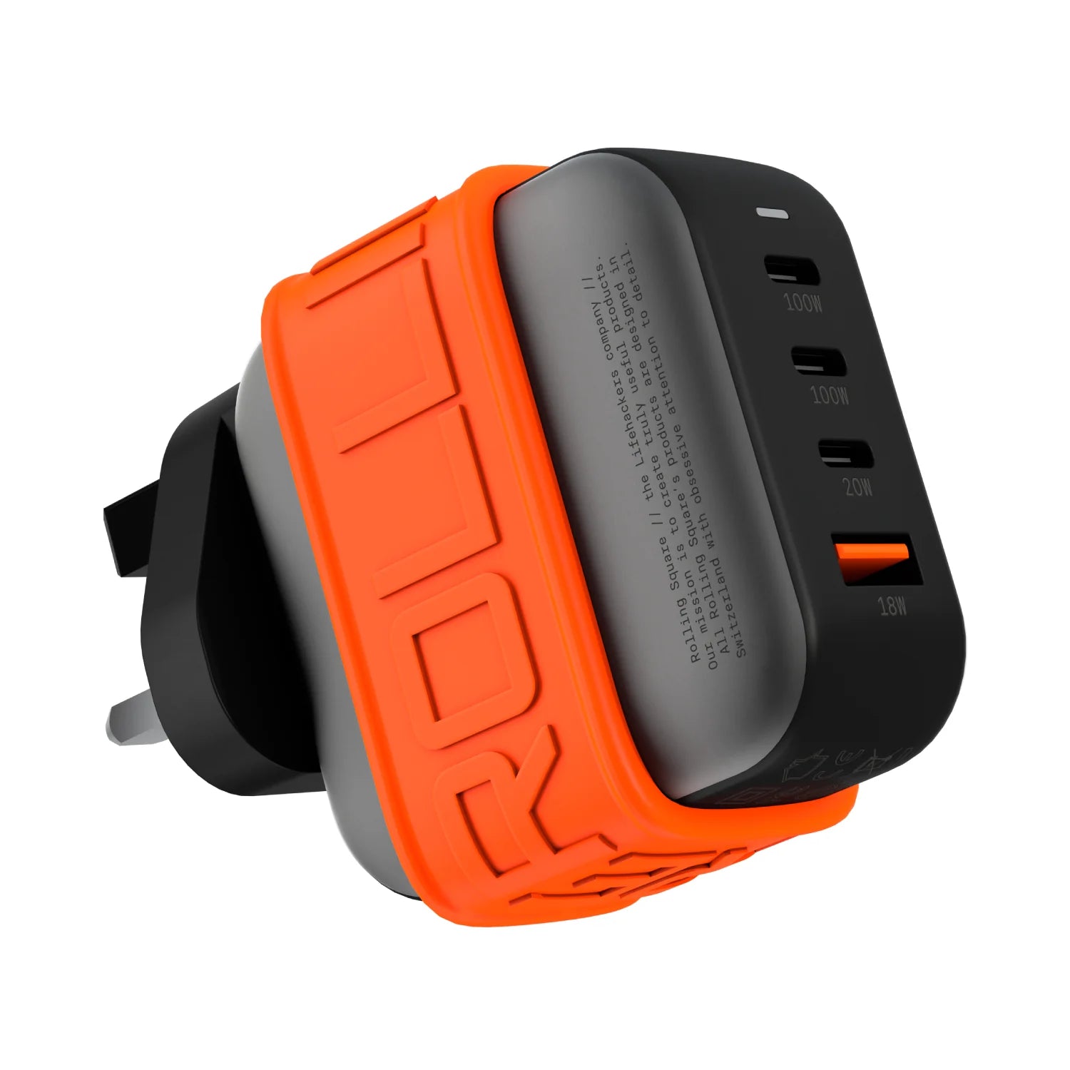 Essential GaN Charger - 100W power, 45% smaller
