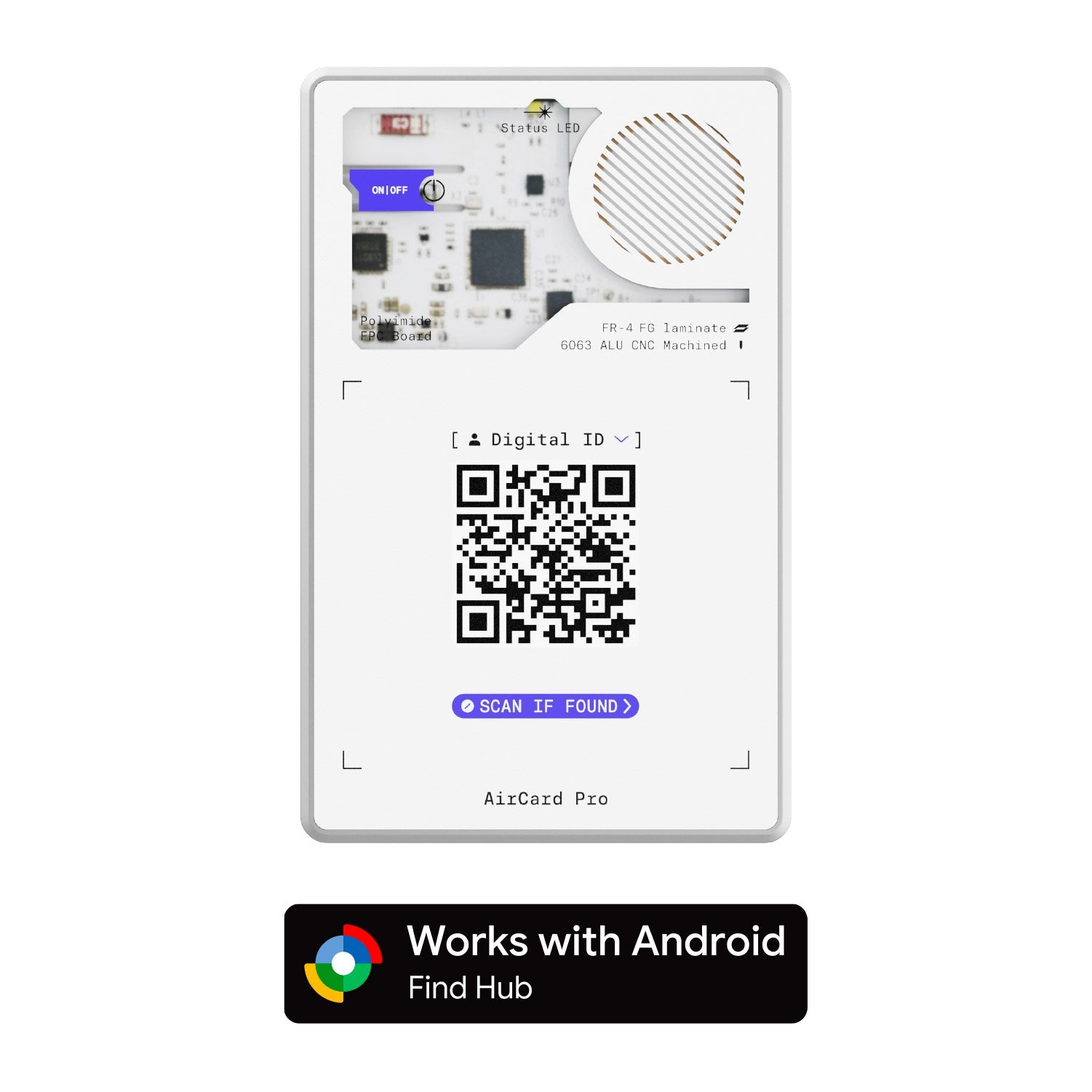 AirCard™ Pro - Android & Apple Bluetooth tracker