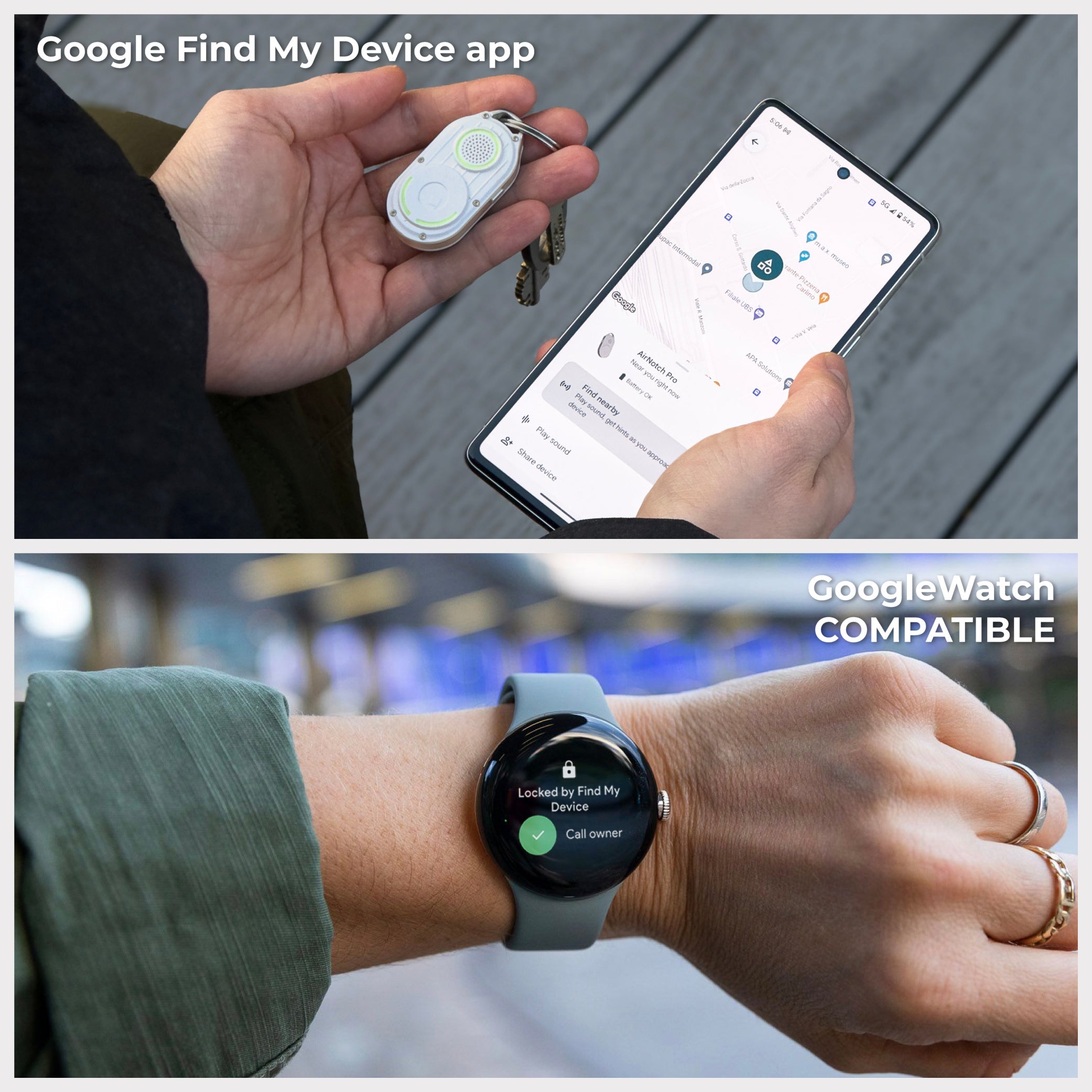AirNotch™ Pro - Android & Apple Bluetooth tracker