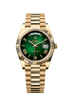 Rolex Day-Date 40 Green Ombre Dial 18K Yellow Gold President
