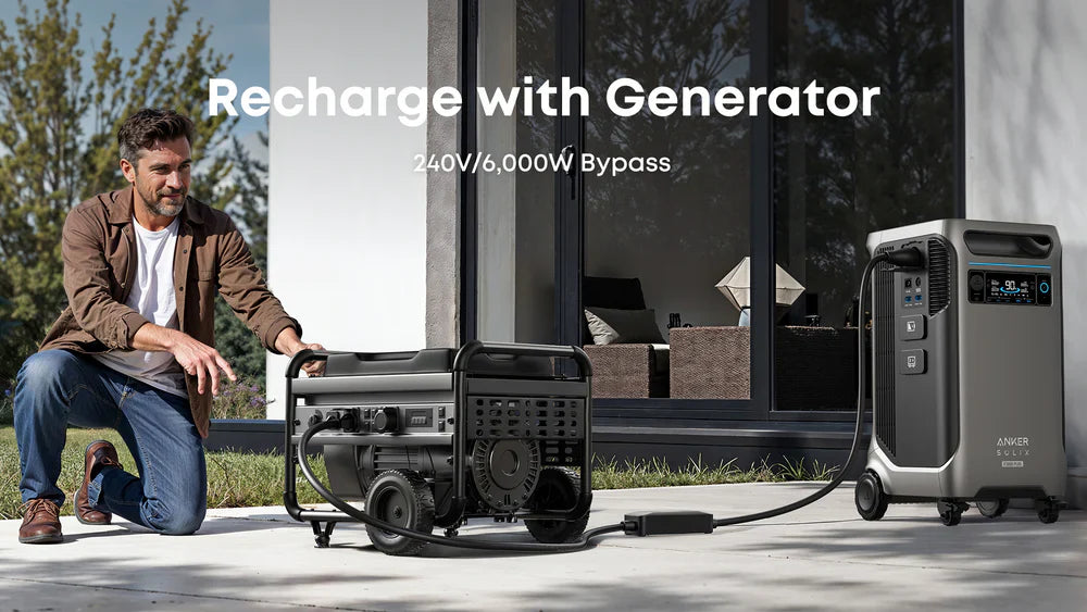 Anker SOLIX F3800 Plus Portable Power Station - 3,840Wh | 6,000W