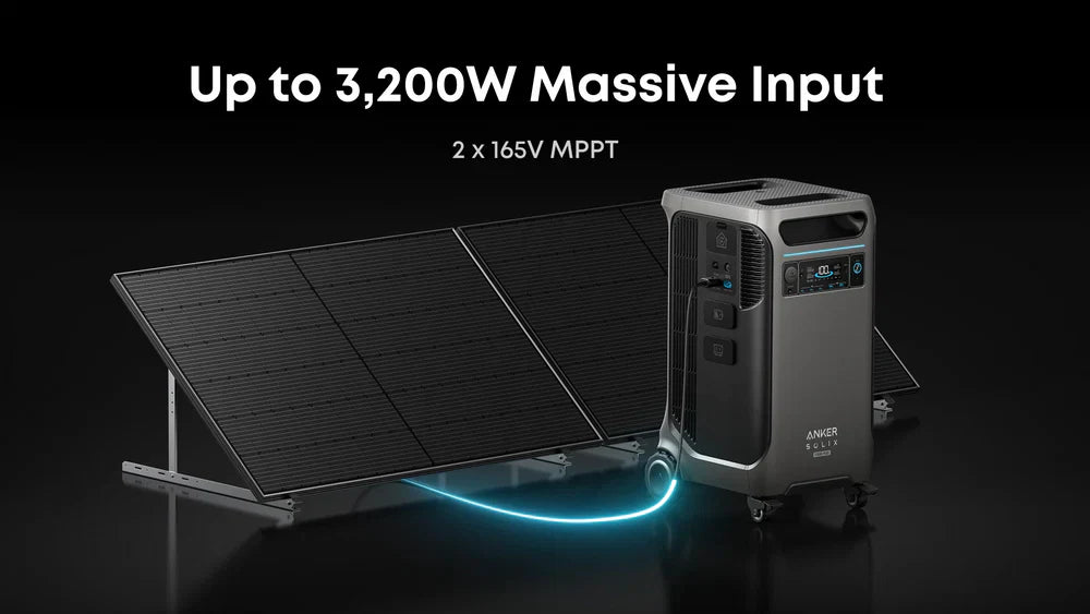 Anker SOLIX F3800 Plus Portable Power Station - 3,840Wh | 6,000W