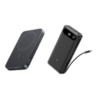 Anker Power Bank (20K, 8wer Ban7W, Built-In USB-C Cable) and Anker MagGo Pok (10K, Slim)