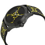 Gucci Watch G-Timeless 38mm Ghost Black Yellow