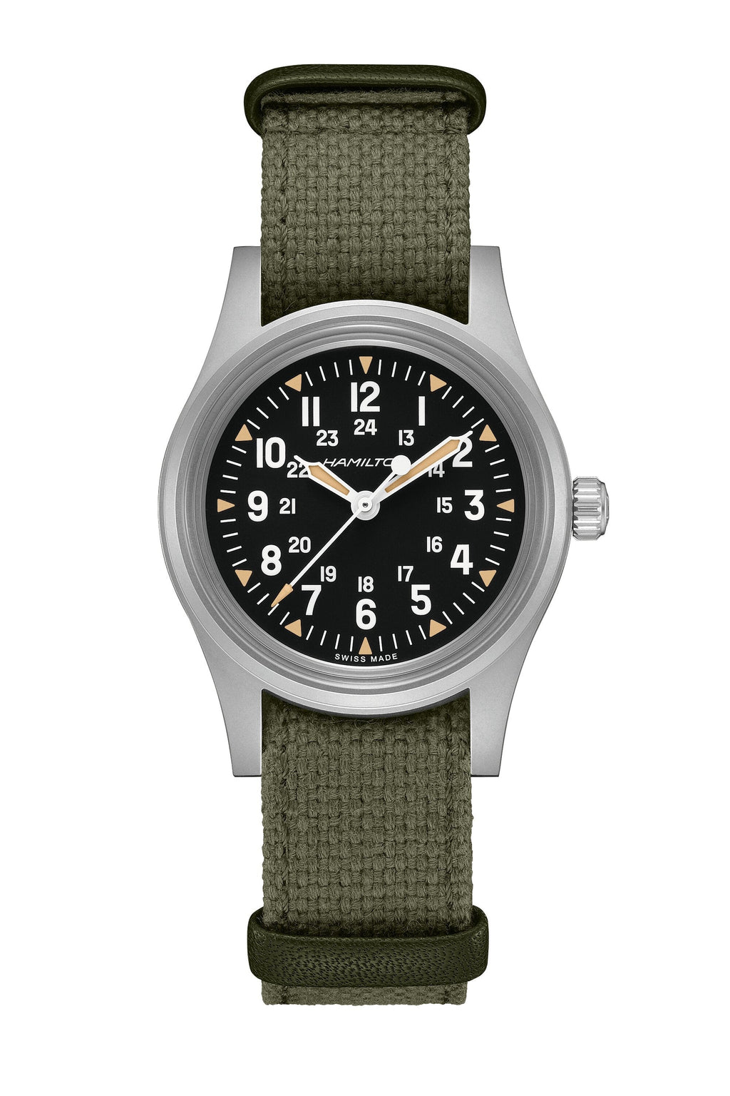 Khaki Field Mechanical 250 | 36mm, Fabric & Leather Straps, Black Dial