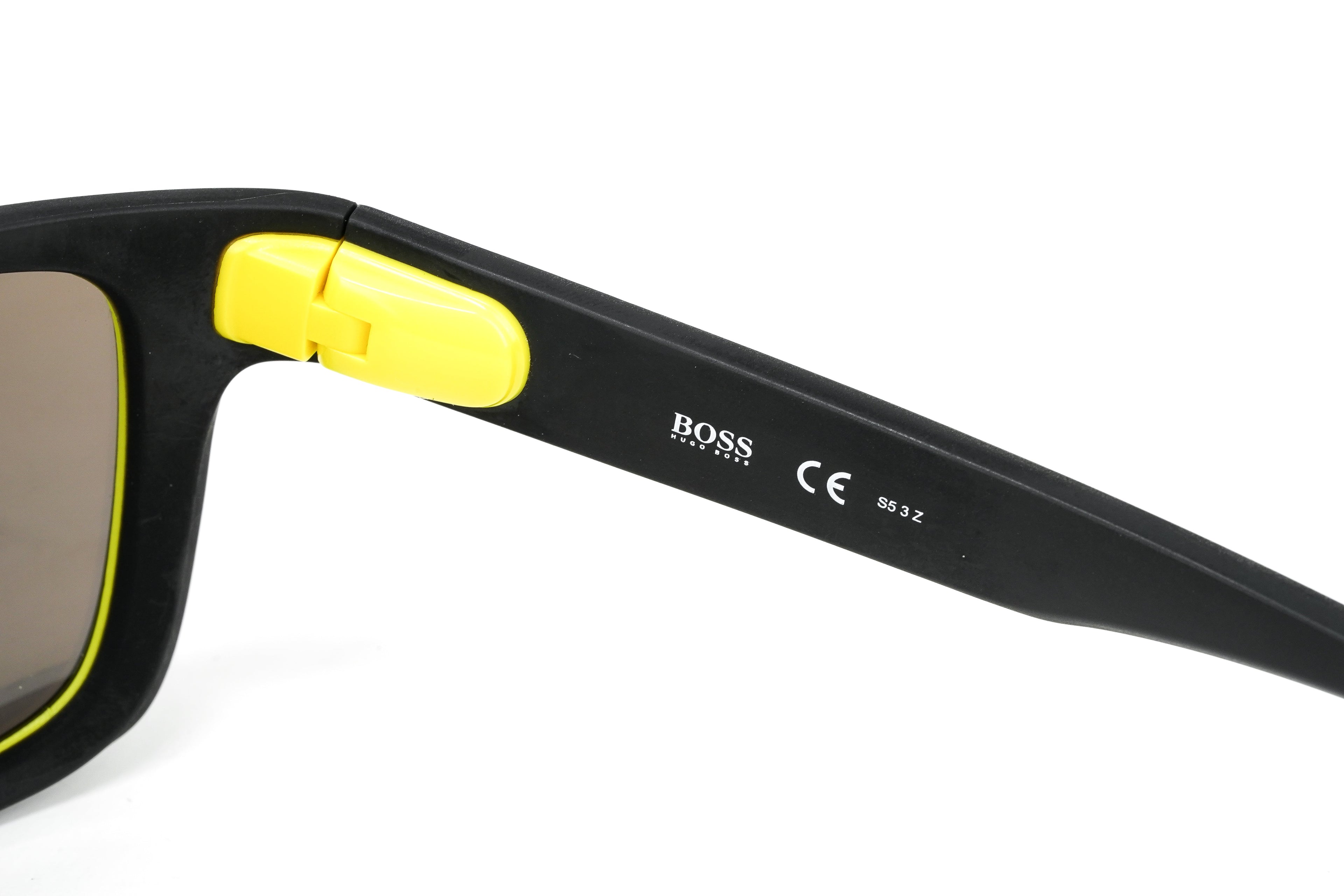 Boss by BOSS Men's Sunglasses Classic Black/Gold Mirror