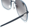 Boss by BOSS Women's Sunglasses Square Rimless Blue/Grey
