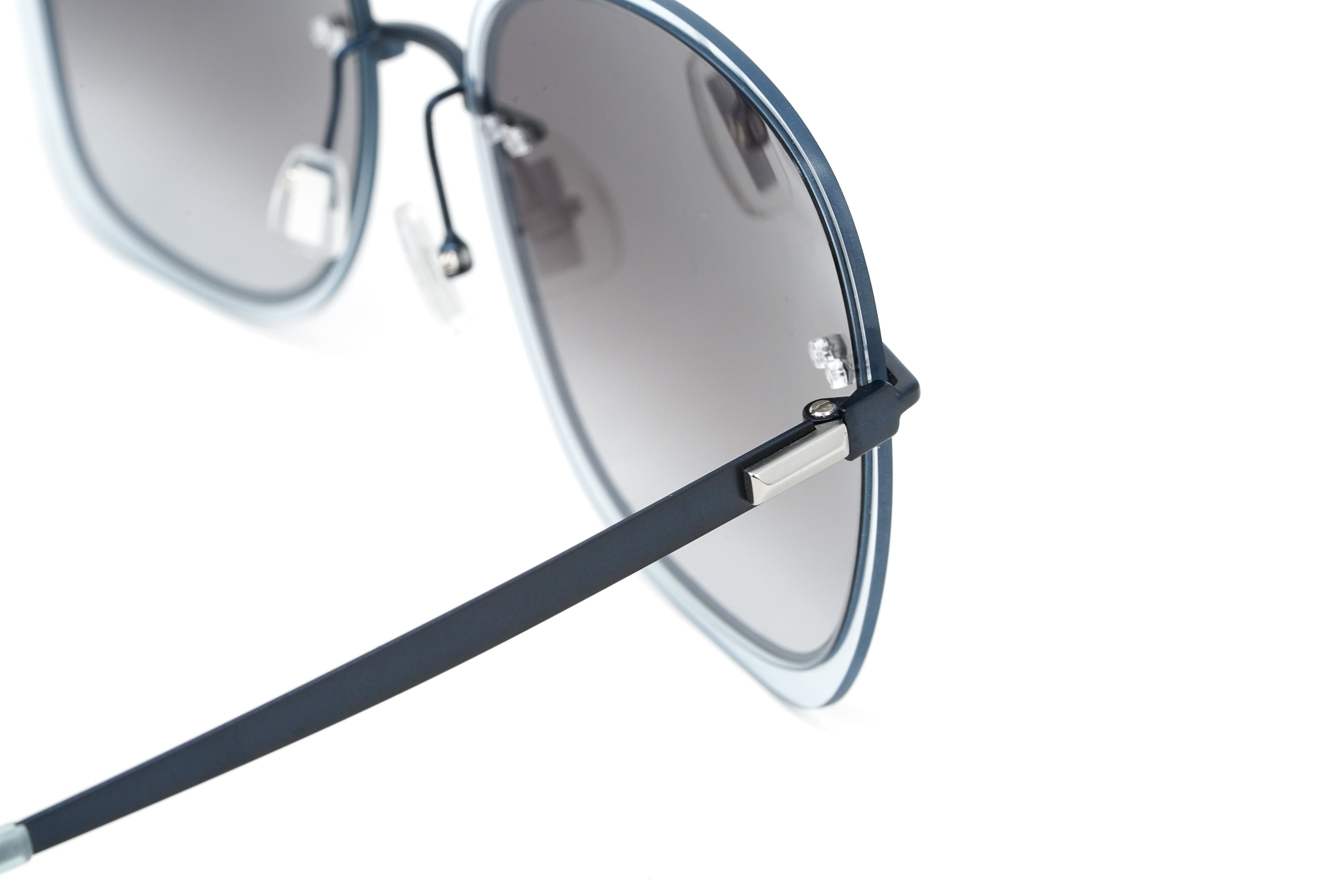 Boss by BOSS Women's Sunglasses Square Rimless Blue/Grey