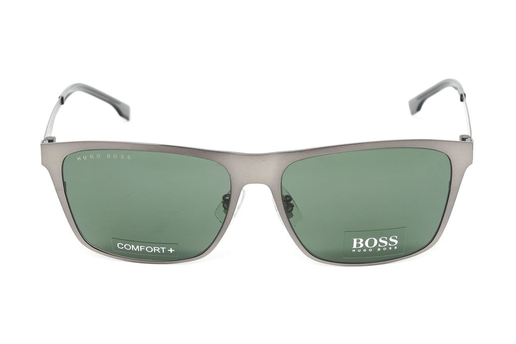 Boss by BOSS Men's Sunglasses Classic Square Ruthenium/Green
