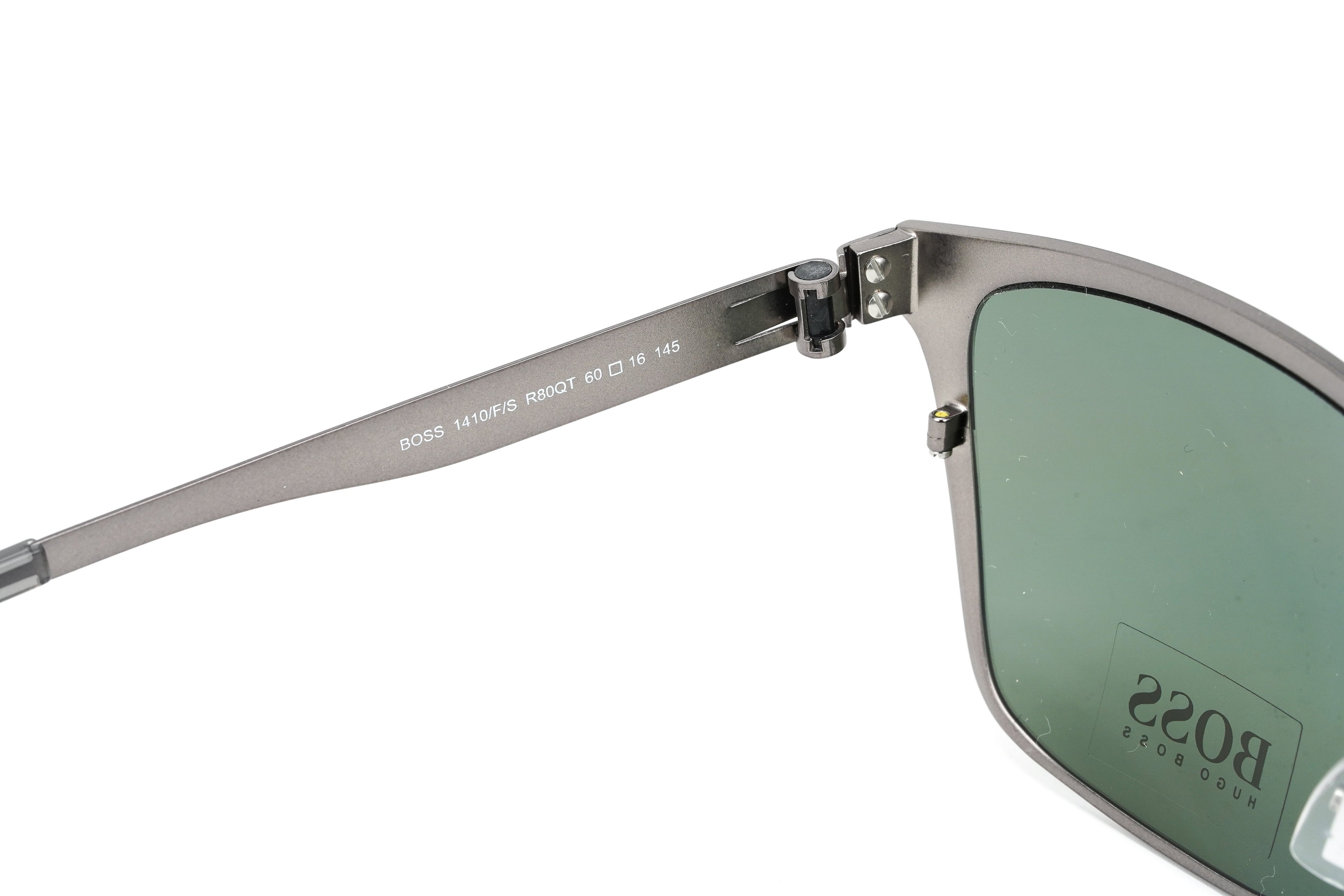Boss by BOSS Men's Sunglasses Classic Square Ruthenium/Green