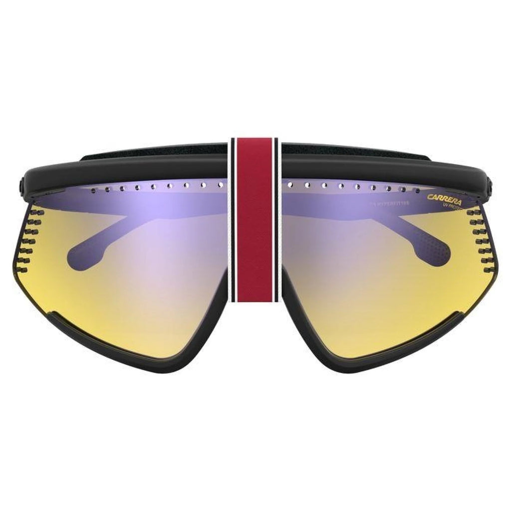 Carrera Unisex Sunglasses Shield Wap-Around Black/Yellow