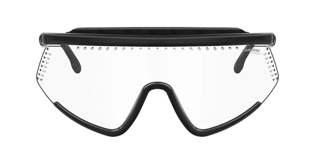 Carrera Unisex Sunglasses Shield Wap-Around Black/Clear