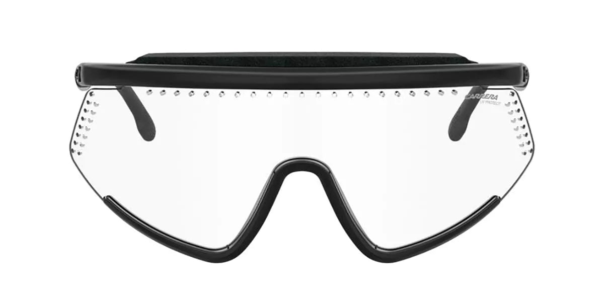 Carrera Unisex Sunglasses Shield Wap-Around Black/Clear