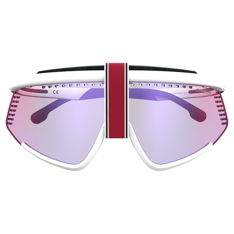 Carrera Unisex Sunglasses Shield Wap-Around White Pink