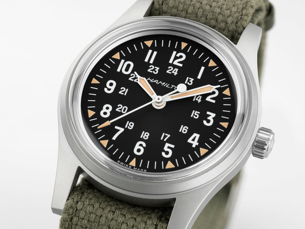 Khaki Field Mechanical 250 | 36mm, Fabric & Leather Straps, Black Dial