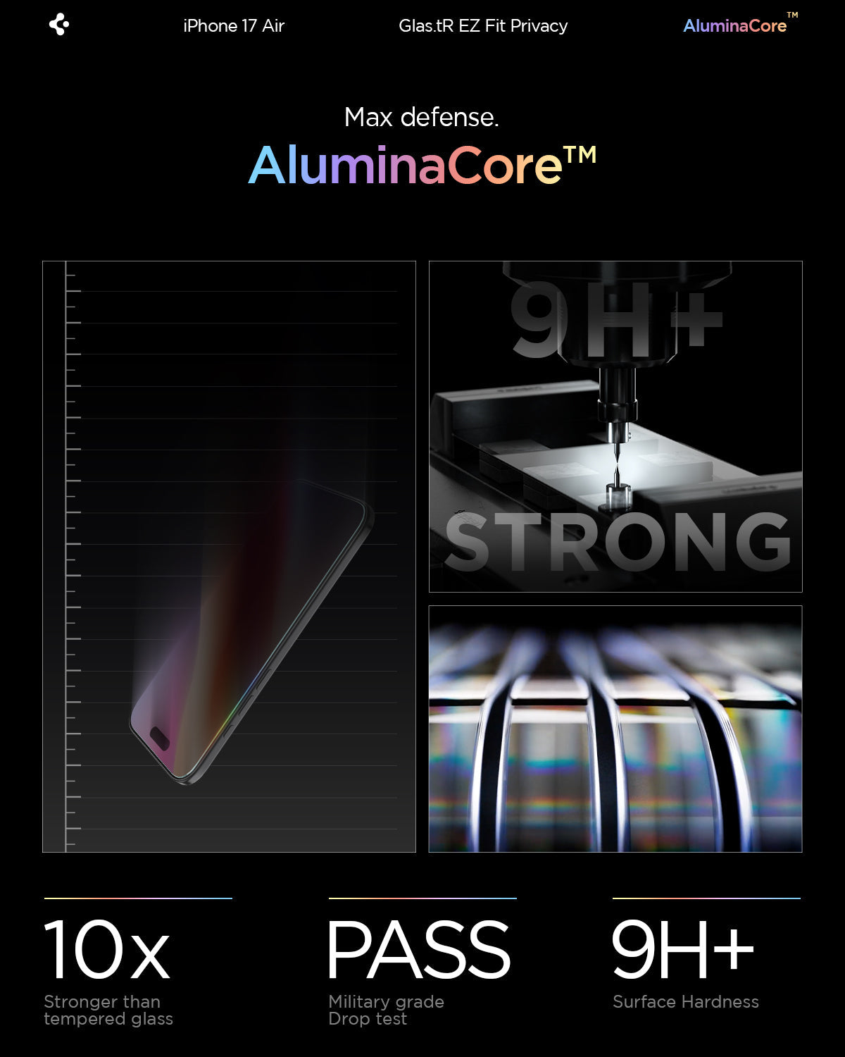 iPhone 17 Series - GLAS.tR EZ Fit | Privacy