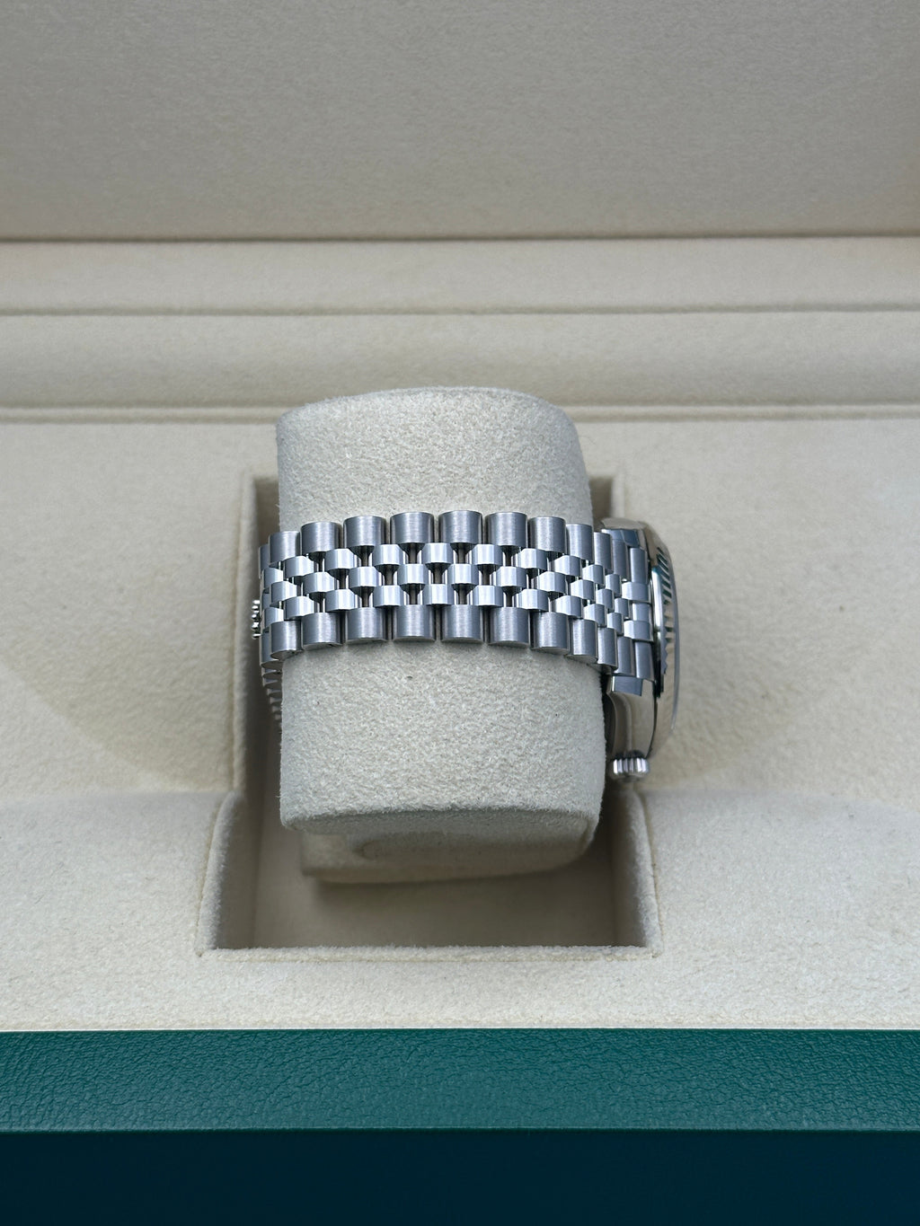 Rolex Steel and White Gold Datejust 31  - Mint Green Index Dial - Jubilee Bracelet - 278274 mgij