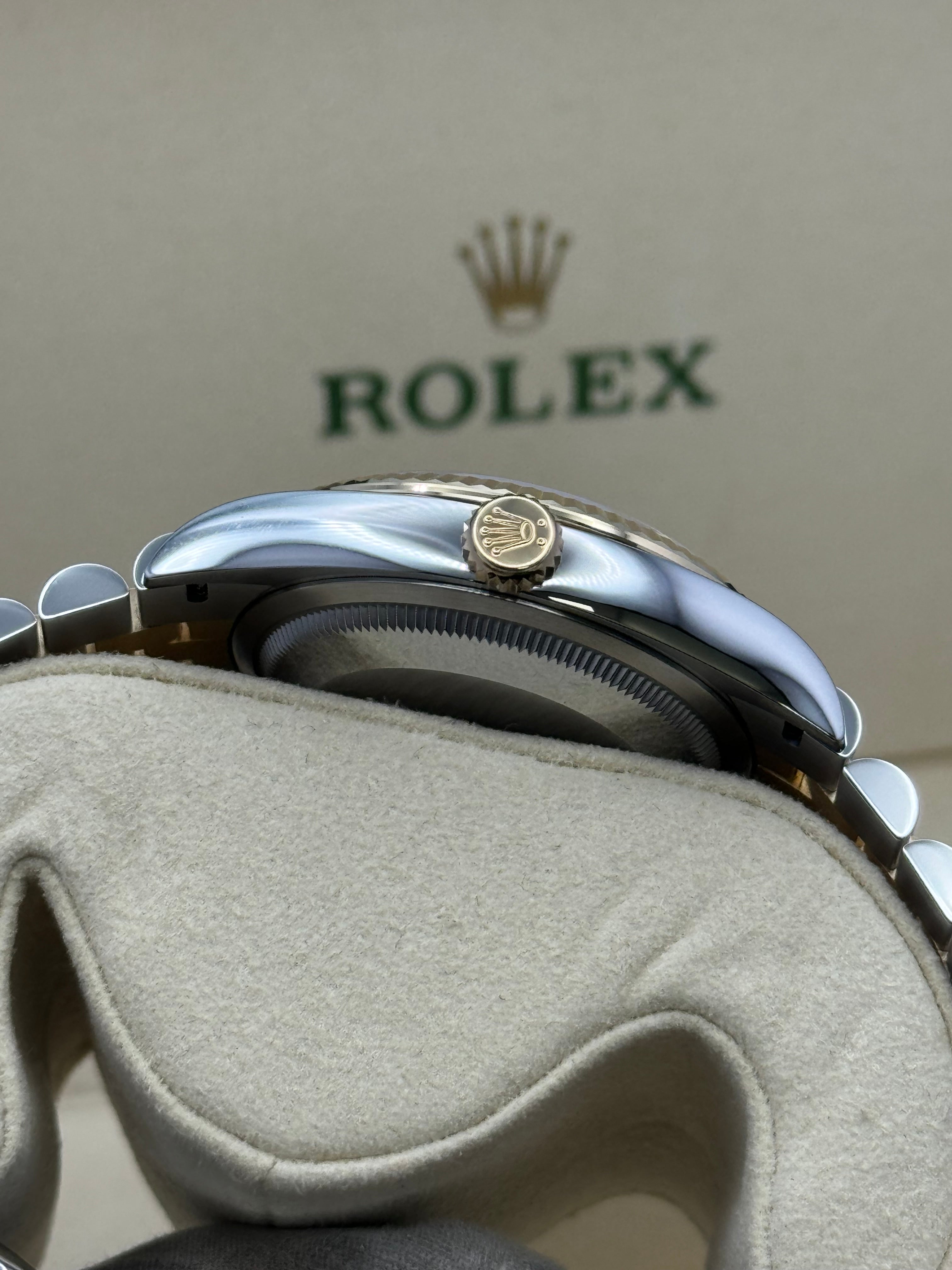 Rolex Steel and Yellow Gold Rolesor Datejust 36  - White Index Dial - Jubilee Bracelet - 126233 wij