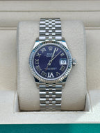 Rolex Steel and White Gold Datejust 31  - Aubergine Roman Diamond 6 Dial - Jubilee Bracelet - 278274 aubdr6j