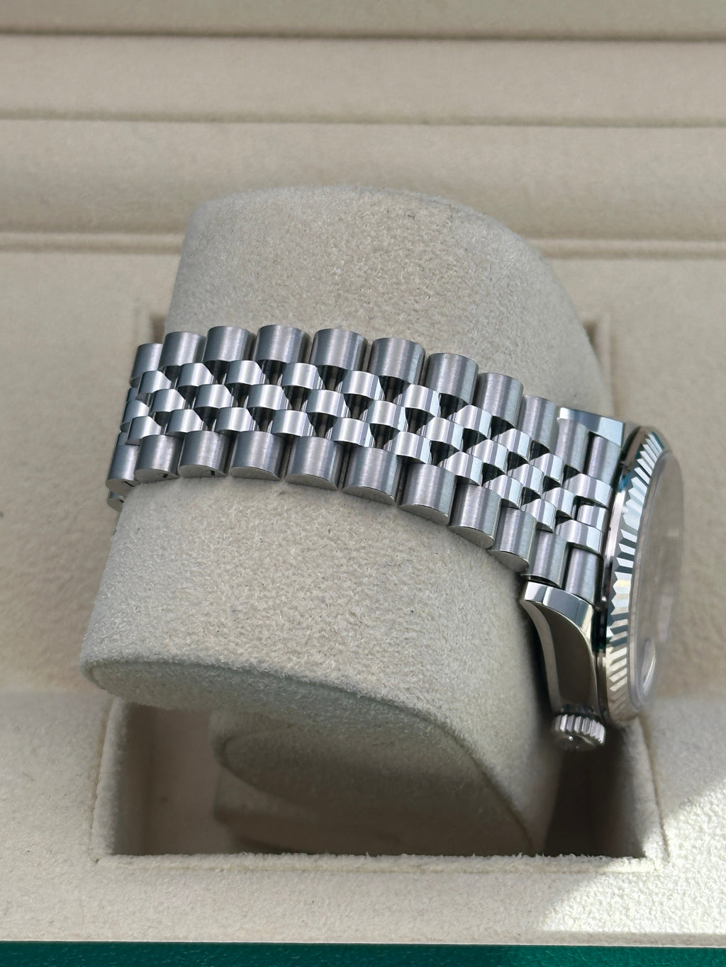 Rolex Steel and White Gold Datejust 31  - Aubergine Roman Diamond 6 Dial - Jubilee Bracelet - 278274 aubdr6j