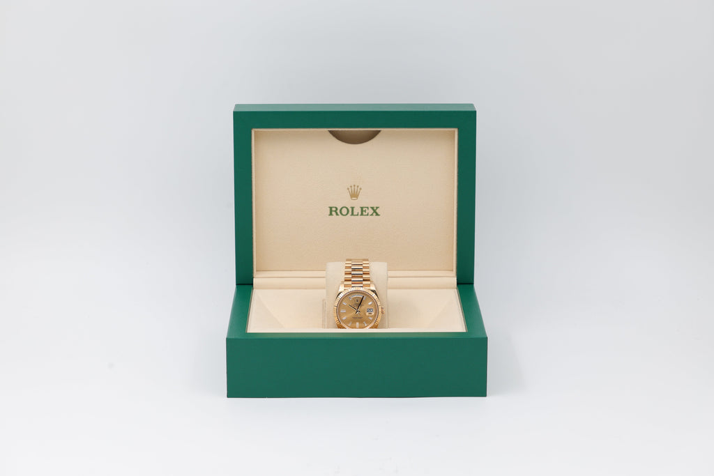 Rolex - Day-Date 40mm – Champagne Baguette – 228238 – 2024