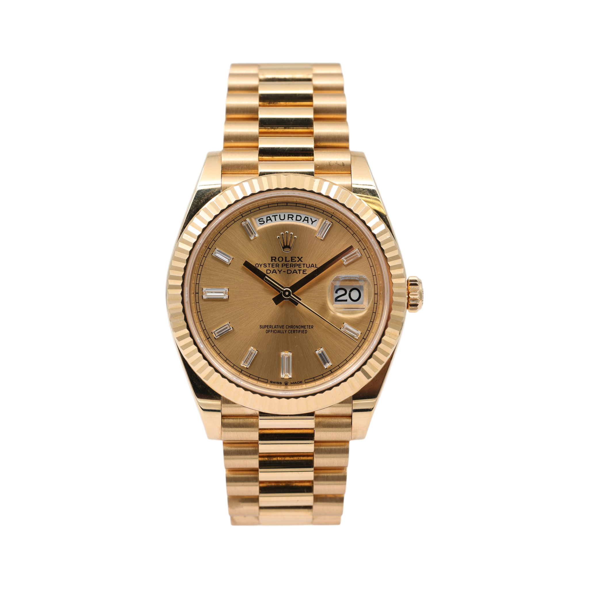 Rolex - Day-Date 40mm – Champagne Baguette – 228238 – 2024