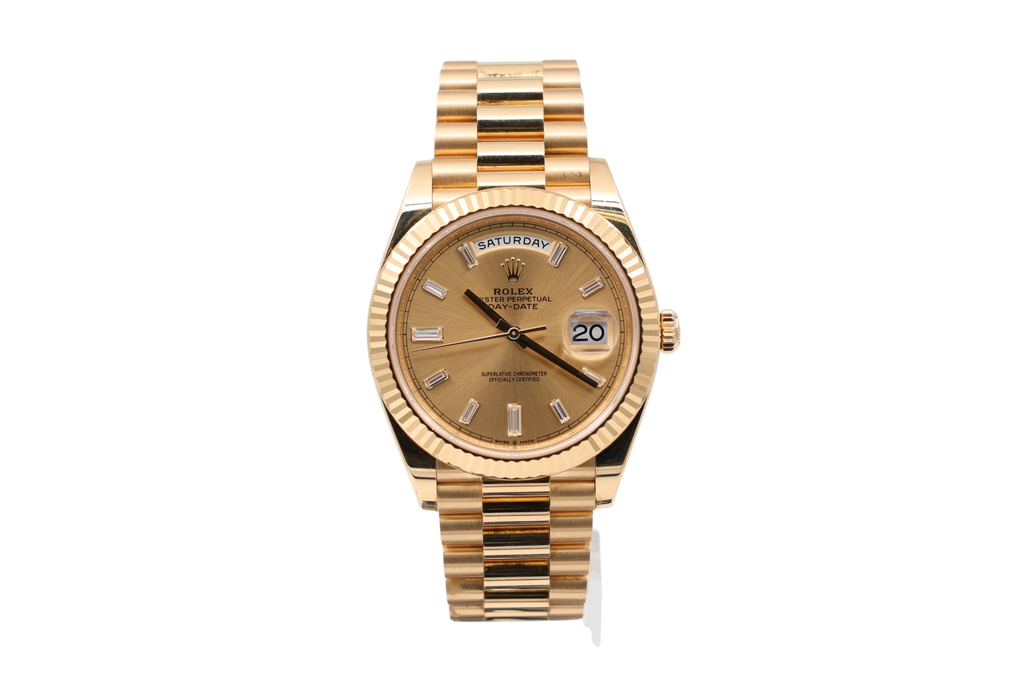 Rolex - Day-Date 40mm – Champagne Baguette – 228238 – 2024