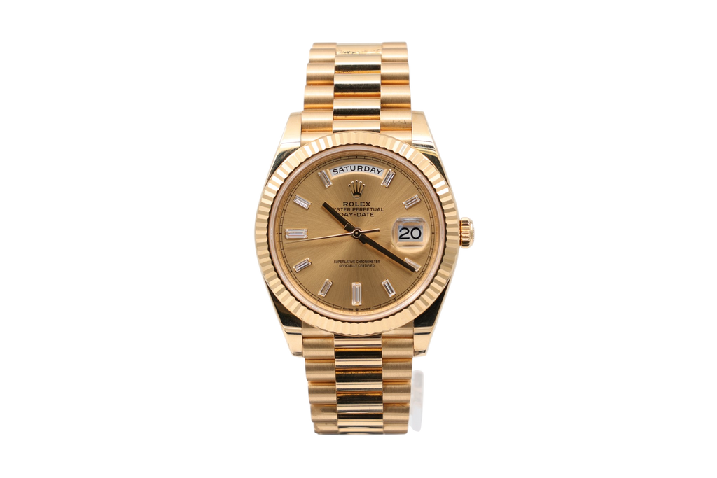 Rolex - Day-Date 40mm – Champagne Baguette – 228238 – 2024