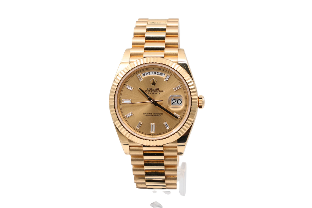 Rolex - Day-Date 40mm – Champagne Baguette – 228238 – 2024