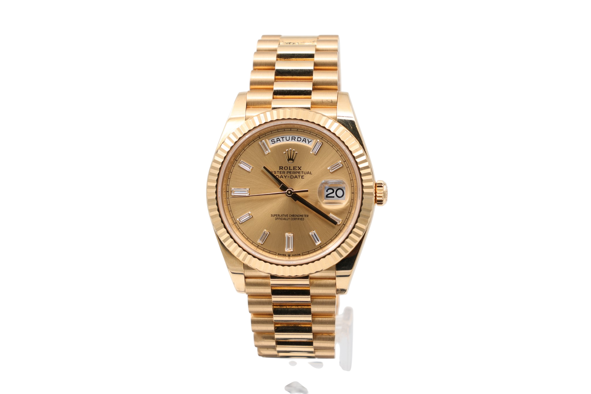 Rolex - Day-Date 40mm – Champagne Baguette – 228238 – 2024