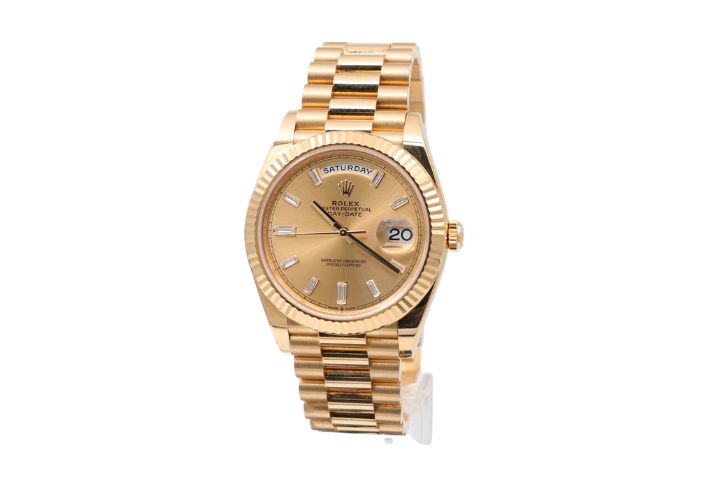Rolex - Day-Date 40mm – Champagne Baguette – 228238 – 2024