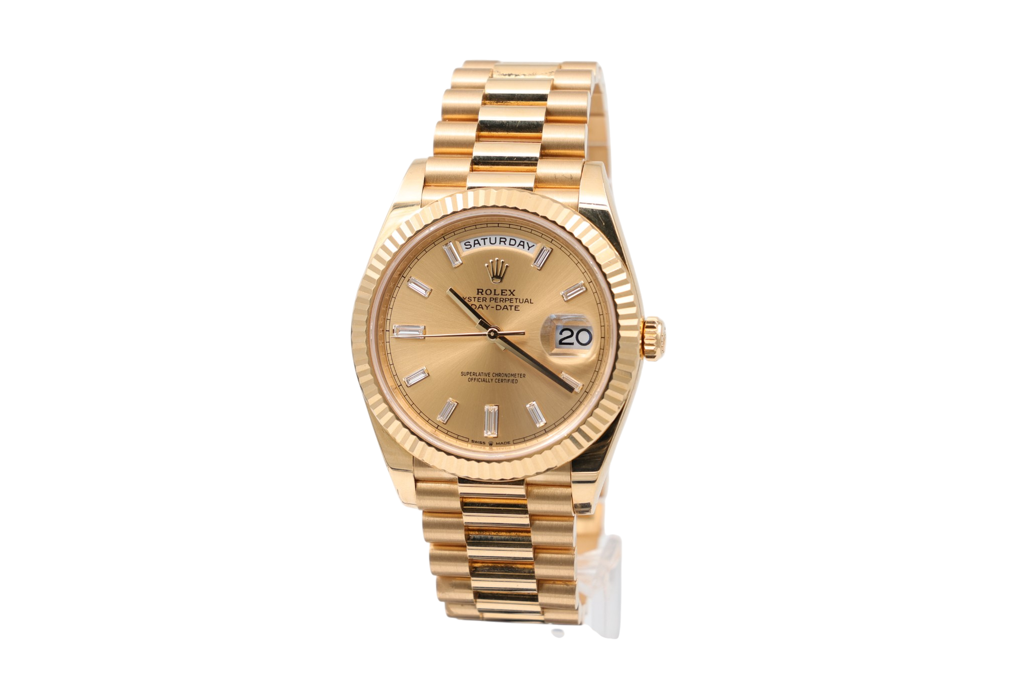 Rolex - Day-Date 40mm – Champagne Baguette – 228238 – 2024