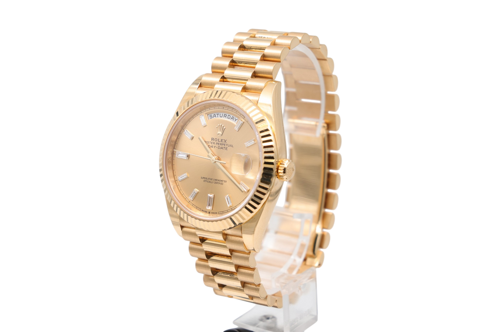 Rolex - Day-Date 40mm – Champagne Baguette – 228238 – 2024