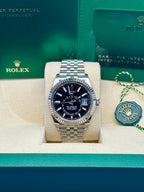 Rolex Sky Dweller 42 Black Dial Oyster Stainless Steel Jubilee Mens  336934