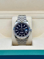 Rolex Sky Dweller 42 Black Dial Oyster Stainless Steel Jubilee Mens  336934