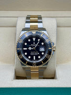 Rolex Steel and Yellow Gold Rolesor Sea-Dweller - Black Dial