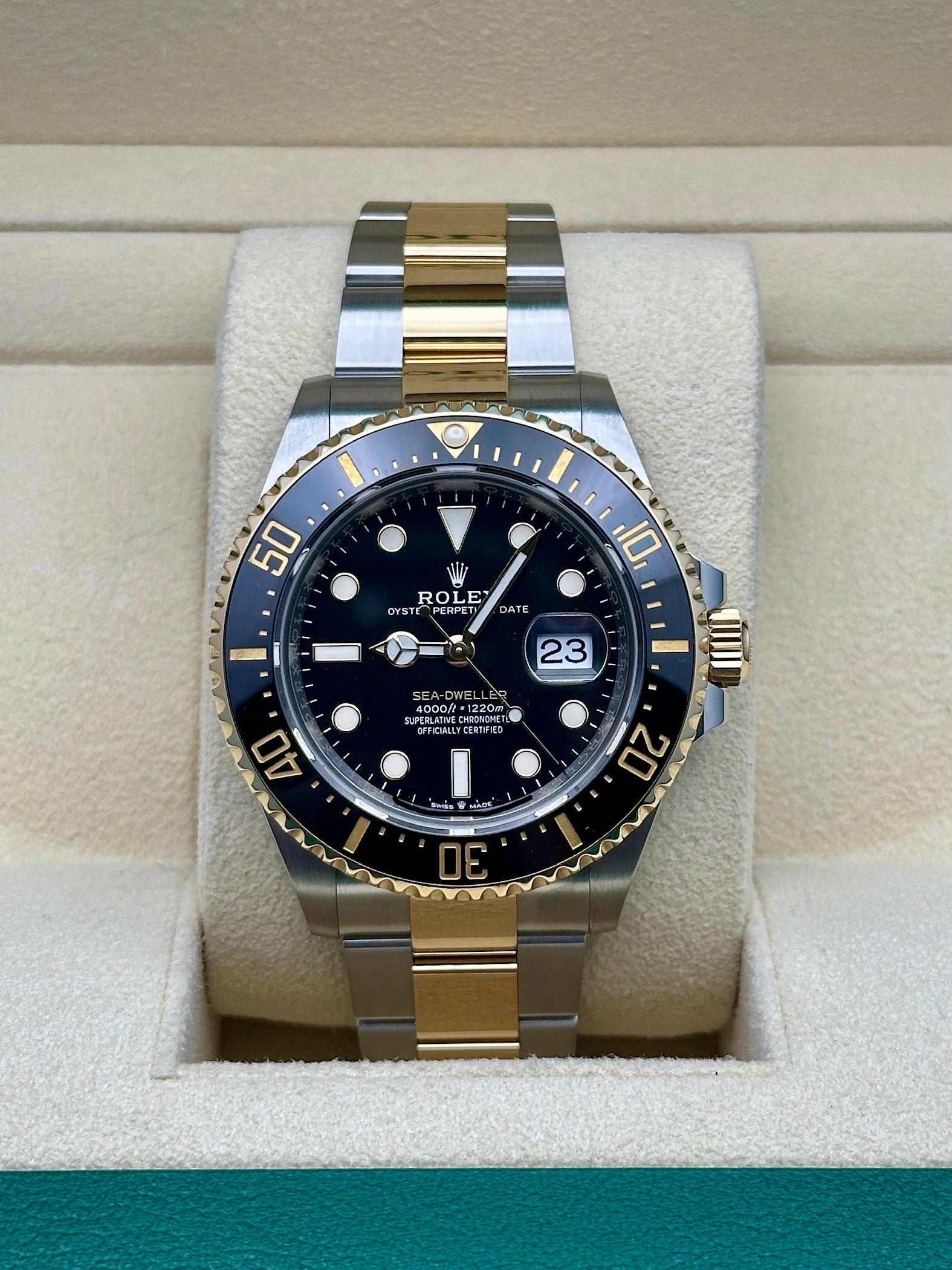 Rolex Steel and Yellow Gold Rolesor Sea-Dweller - Black Dial